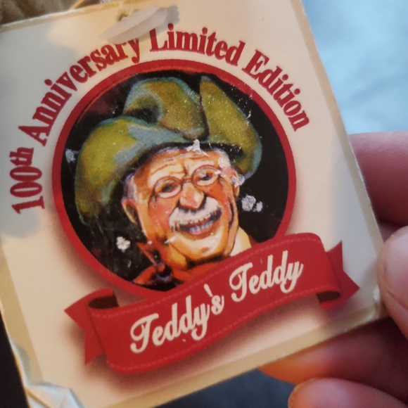 Dan Dee 100th Anniversary Limited Edition Teddy's Teddy stuffed plush bear w/tag - Picture 3 of 6